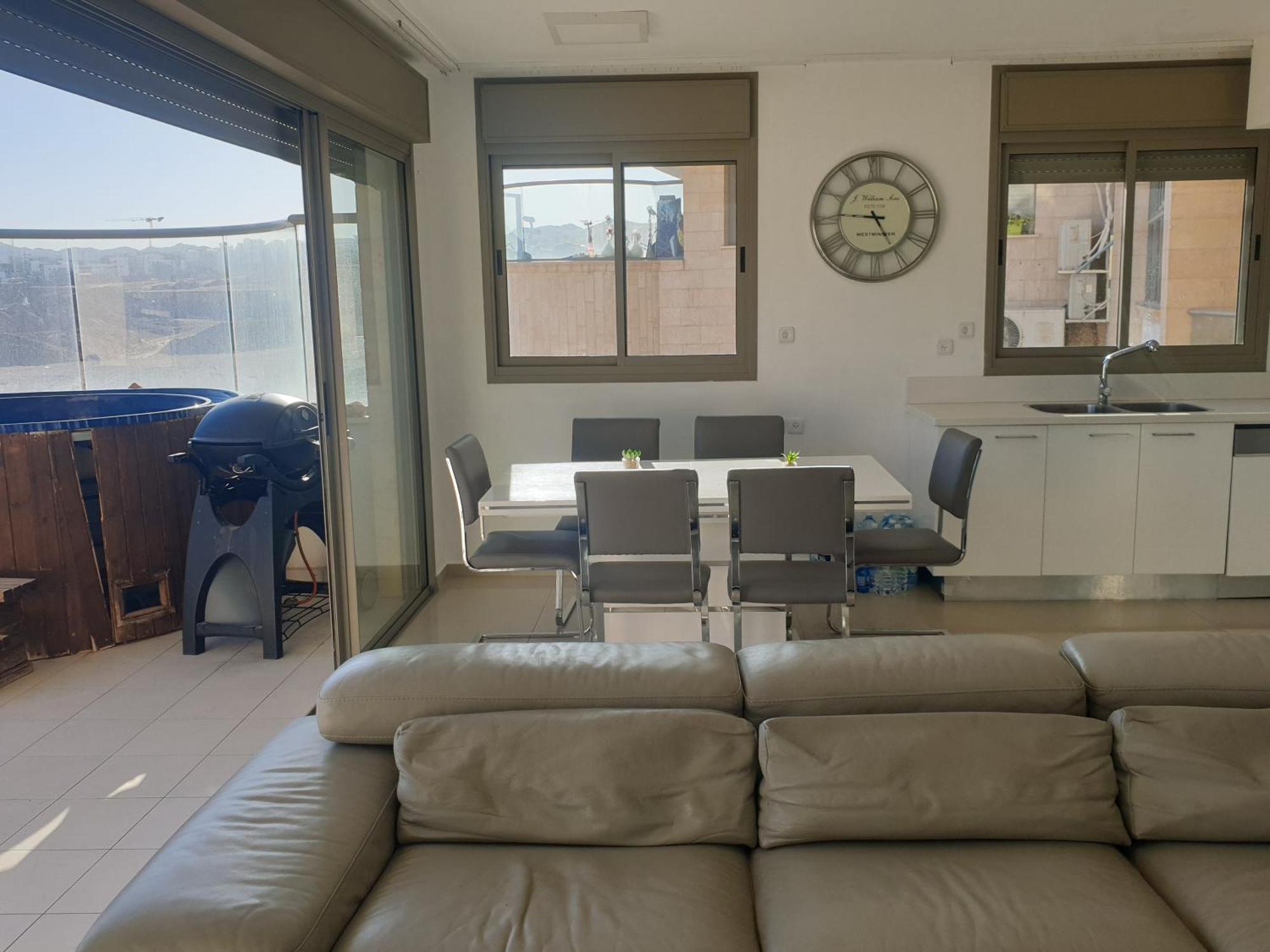 Top-Luxury Exclusive Аpt With Jacuzzi In Front Of The Sea 엘라트 외부 사진