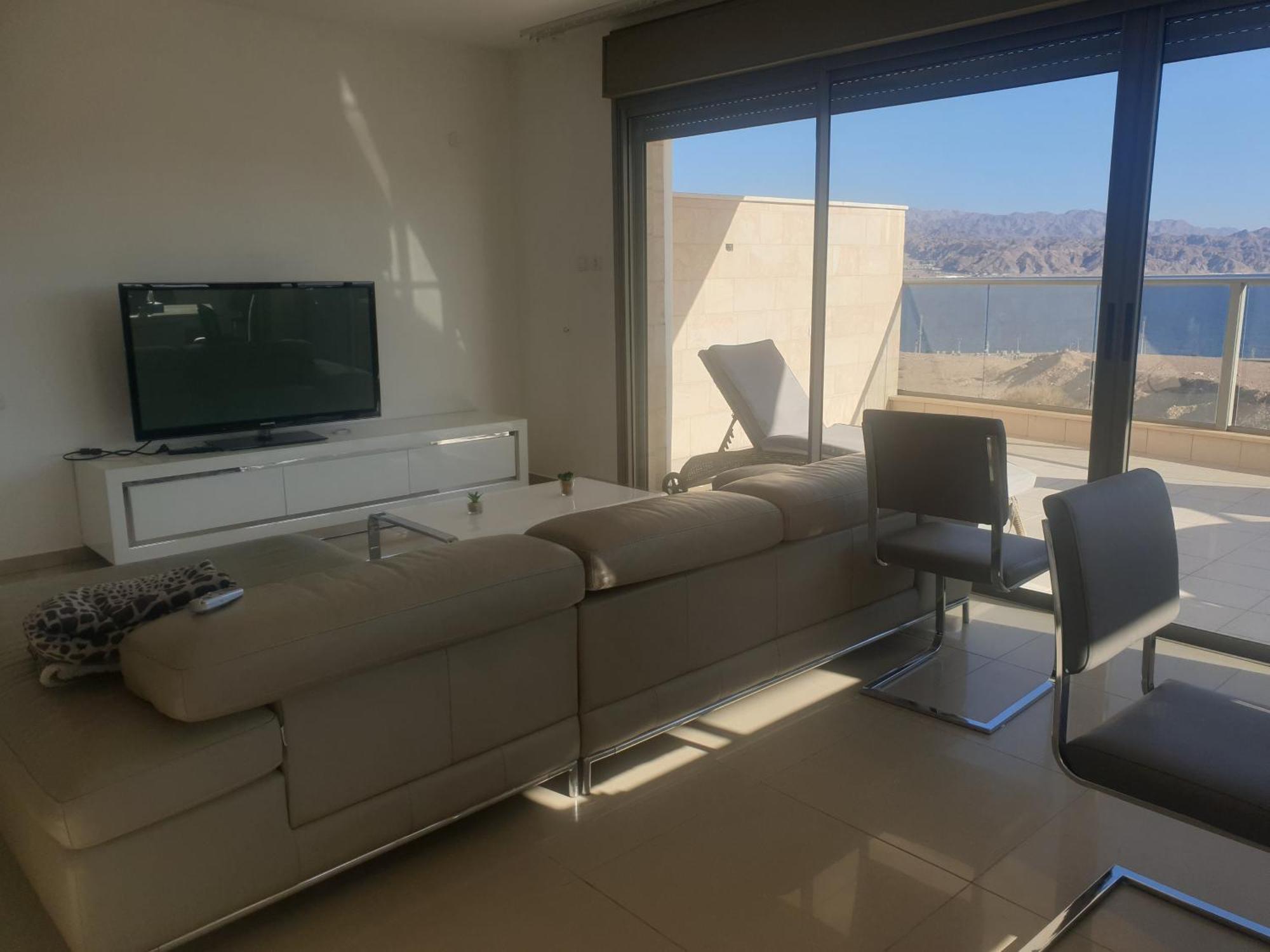Top-Luxury Exclusive Аpt With Jacuzzi In Front Of The Sea 엘라트 외부 사진
